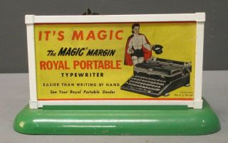 American Flyer 577 Royal Typewriter Lighted Whistling Billboard - Rare