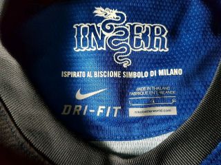 Nike Inter Milan Home Shirt 2012/2013 Large Rare Stunning Shirt 3