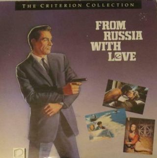 From Russia With Love Criterion W/s Cav With Very Rare Commentary Laserdisc