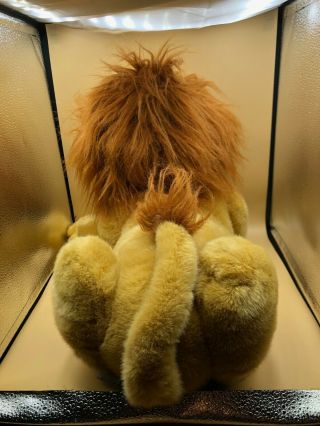 Rare Large Walt Disney The Lion King Mufasa Puppet Plush Soft Stuffed Toy Doll 2