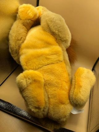 Rare Large Walt Disney The Lion King Mufasa Puppet Plush Soft Stuffed Toy Doll 4