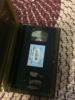 THE LEGEND OF THE WOLF WOMAN HORROR SOV SLASHER RARE OOP VHS BIG BOX SLIP 2