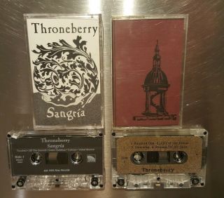 Two (2) Throneberry Rare Promo / Demo Cassette Tapes (afghan Whigs Greg Dulli)