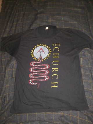 The Church European Tour April/may 1990 Tour Shirt Goth Vintage Rare