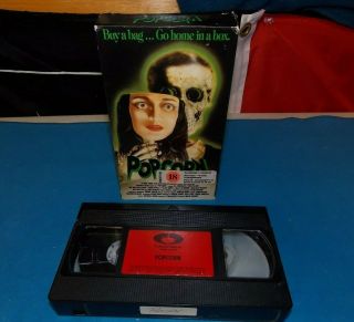 Vhs Horror Movie Popcorn Tony Roberts Ray Walston Rare Cineplex Odeon Version 91