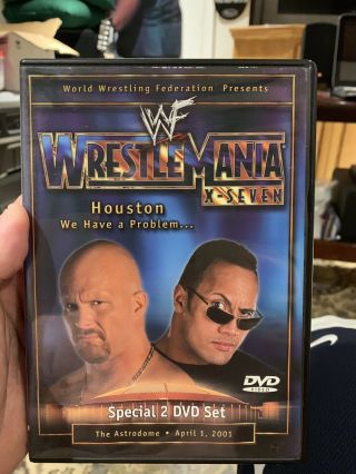 Wwf Wrestlemania X - Seven 17 2 - Dvd Set/2001/rare/oop/very Good,