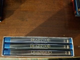 Deadwood The Complete Series Blu - ray Box Set Rare 4