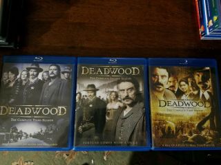 Deadwood The Complete Series Blu - ray Box Set Rare 5