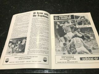 Paul Bagshaw.  ' Tribute to a Champion ' Sturt FC.  SANFL.  1979.  Rare Piece. 3