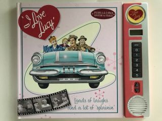 I Love Lucy Talking Book 2009 Lucy Ball Audio Clips/photos Rare