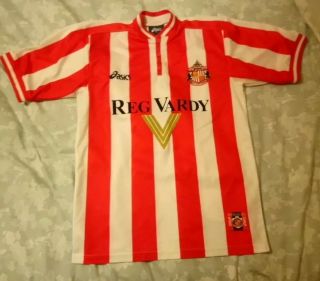 Sunderland 1999 Asics Home Shirt Small Adults Rare Reg Vardy