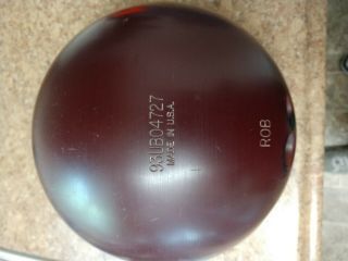 Rare 16lb Burgundy Hammer Fab Faball Urethane Vintage Bowling Ball