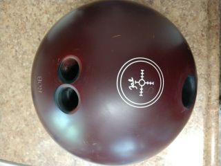 Rare 16lb Burgundy Hammer Fab Faball Urethane Vintage Bowling Ball 3