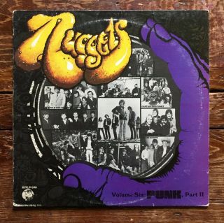 Nuggets Volume Six: Punk Part Ii (vinyl,  Lp,  1985,  Rhino Records,  Rnlp 030) Rare