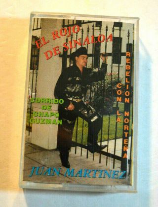 Rare Cassette - Juan Martinez - El Rojo De Sinaloa Corrido De Chapo Guzman