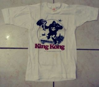 Vintage 1976 King Kong Movie T - Shirt Never Worn Grana Made In Puerto Rico Rare
