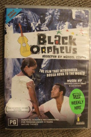 Black Orpheus 1959 Rare Deleted Dvd Musical Antonio Carlos Jobim Luis Bonfa Film