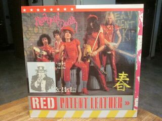 Rare: The York Dolls " Red Patent Leather " Vinyl Record Import = L@@k =