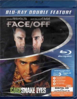 Snake Eyes / Face Off (blu - Ray 2 - Disc Oop Ed,  Brian De Palma,  Nicolas Cage) Rare