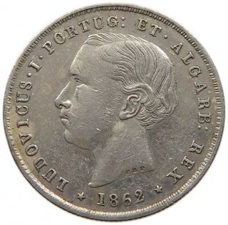 Portugal 200 Reis 1862 Rare T68 409