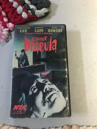 Count Dracula Horror Sov Slasher Rare Oop Vhs Big Box Slip