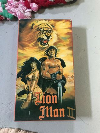 Lion Man 2 Horror Sov Slasher Rare Oop Vhs Big Box Slip