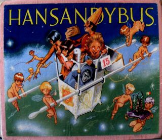 " Hansandybus ".  Hans Christian Anderson.  Very Rare,  Illustrated Book.  1946