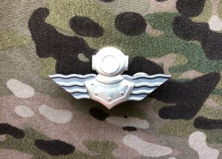 Finland Combat Diver Udt/seal Badge Silver Class Rare