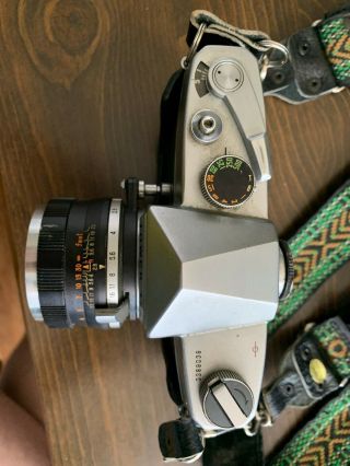 RARE Sears Tower 37a SLR Camera With Mamiya Seckor F.  C.  lens with cases 3
