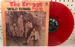 The Troggs: Wild Thing Lp Record Rare Import On Black Cat Red Vinyl
