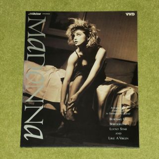 Madonna Like A Virgin - Rare 1985 Japan Vhd Video Disc Laserdisc (vhm39028)