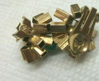 WILD RARE VINTAGE 1966 GROSSE CLIP EARINGS - FOR Christian DIOR MADE IN GERMANY 3