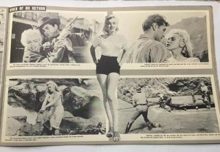 Rare Marilyn Monroe Posters Prints Millionaire Tights Return Dynamo Pressbook