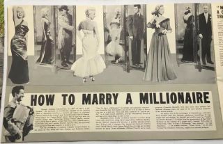 RARE Marilyn Monroe posters prints millionaire tights return Dynamo Pressbook 3
