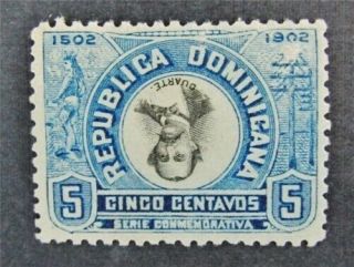 Nystamps Dominican Republic Stamp Og H Center Inverted Error Rare