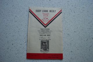 Zealand Rugby League Weekly Rare 1970 Programme Canterbury Auckland