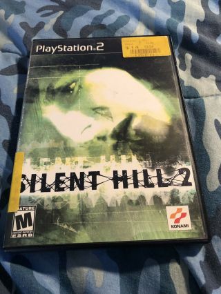 Rare Sony Playstation 2 Ps2 Silent Hill 2 Complete Cib Black Label