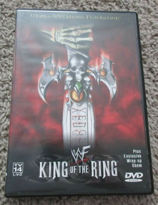 Wwf King Of The Ring Dvd Rare Wwe Ecw Wcw Oop 2000 The Rock Undertaker Kane