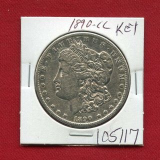 1890 Cc Morgan Silver Dollar 105117 Coin Us Rare Key Date
