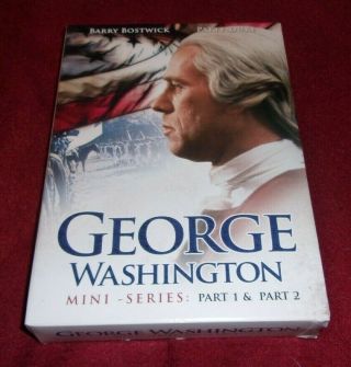 George Washington Rare Oop 3 Dvd Box Set Barry Bostwick,  Patty Duke