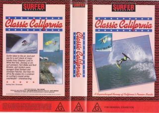 Surfing Classic California Vhs Video Pal A Rare Find