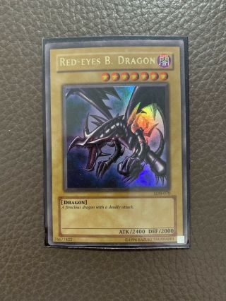 Yu - Gi - Oh Red Eyes Black Dragon Lob - 070 Ultra Rare Nm