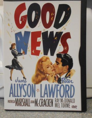 Good News (dvd,  2000) Rare 1947 Musical Romance Comedy Disc