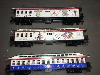 Rare Ho Scale 1776 Bicentenial Passenger Coaches Americas Anniversary Set Of 3