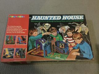 Haunted House Board Game - Toltoys - 1971 - Extremely Rare.  100 Complete