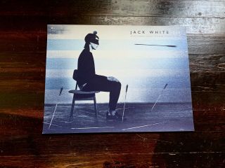 Jack White Stripes Rare Ap Show Gig Poster Tour Print Virginia 12 Silent Giants