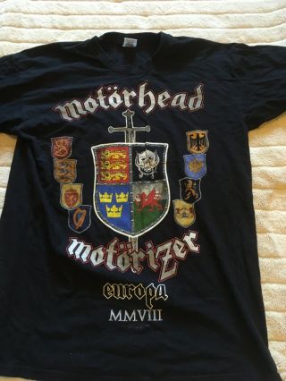 Motorhead Rare Tour Shirt Motorizer Tour Shirt Size Item (lemmy)