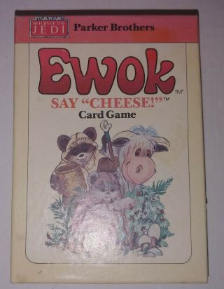 Star Wars Return Of The Jedi Vi Ewok Say Cheese Card Game Vintage Complete Rare