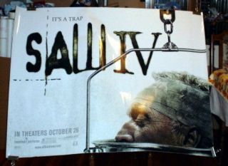 Saw 4 Saw Iv 5ft Subway Movie Poster Huge Rare