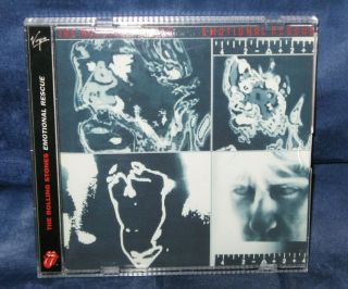 Rolling Stones Emotional Rescue Cd Rare 1994 Virgin Limited Edition